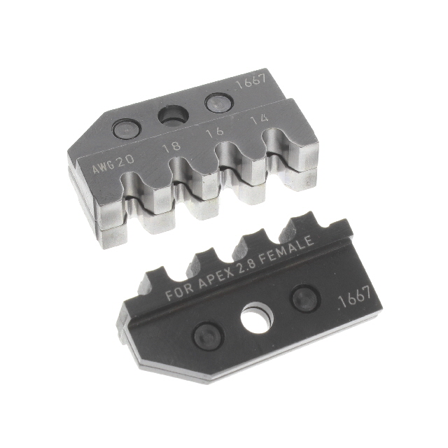 624 1667 3 0 RT Rennsteig Tools, Inc.  Crimpatrici - Teste di crimpatura Set di matrici